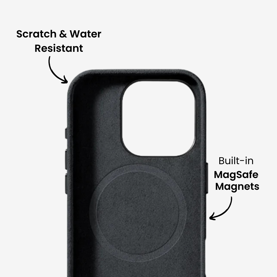 iPhone 15 Series - Alcantara Case - Space Grey