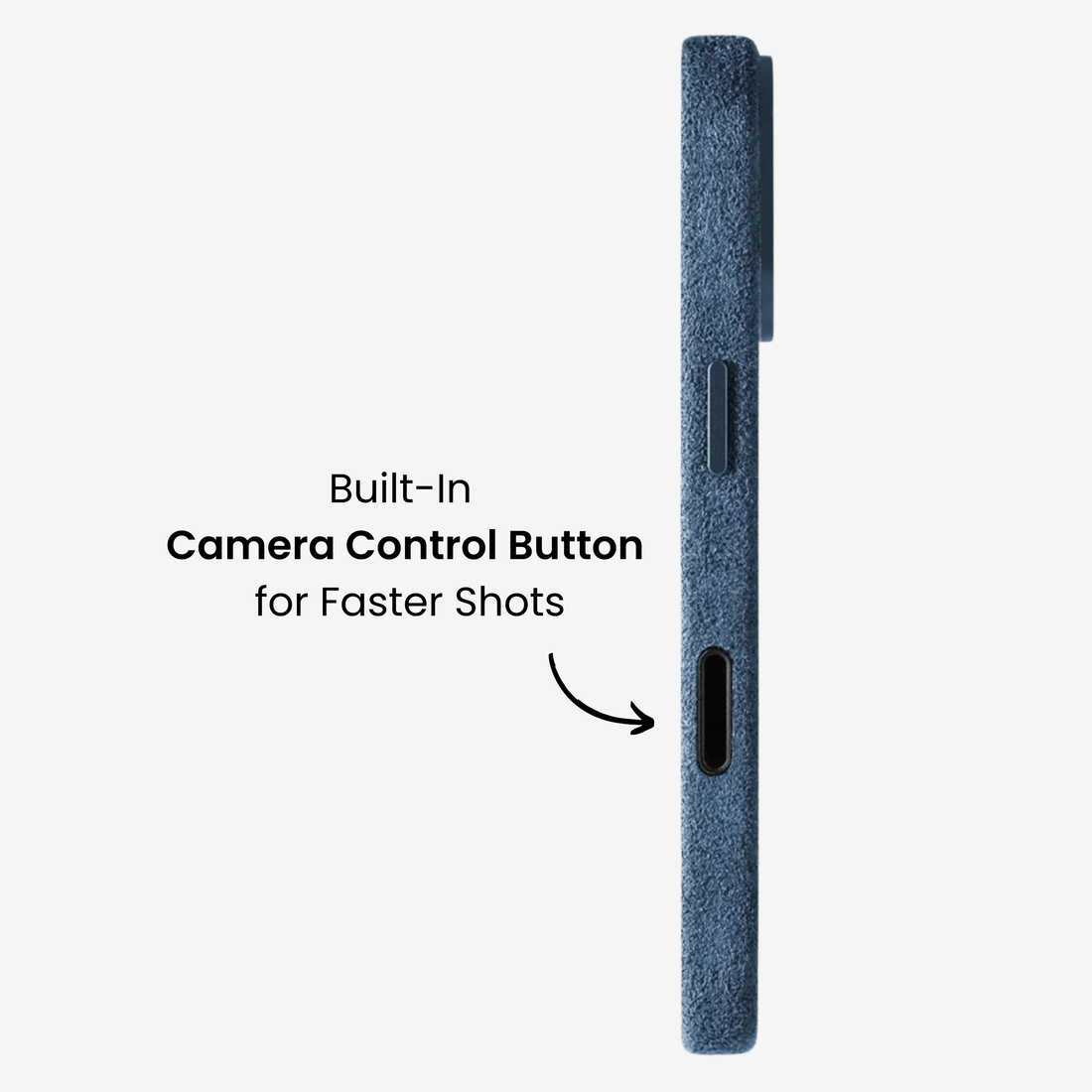 iPhone 17 Series - Alcantara Case - Ocean Blue
