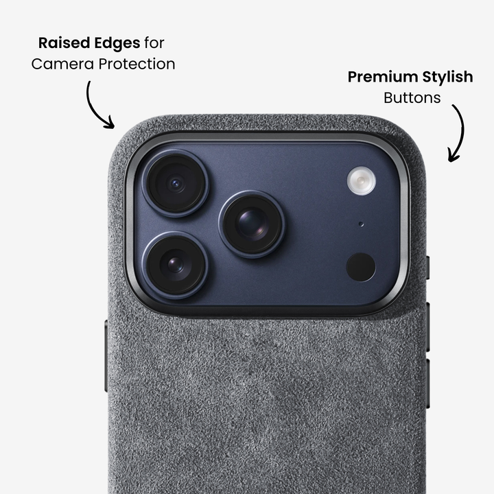 iPhone 17 Series - Alcantara Case - Nardo Grey