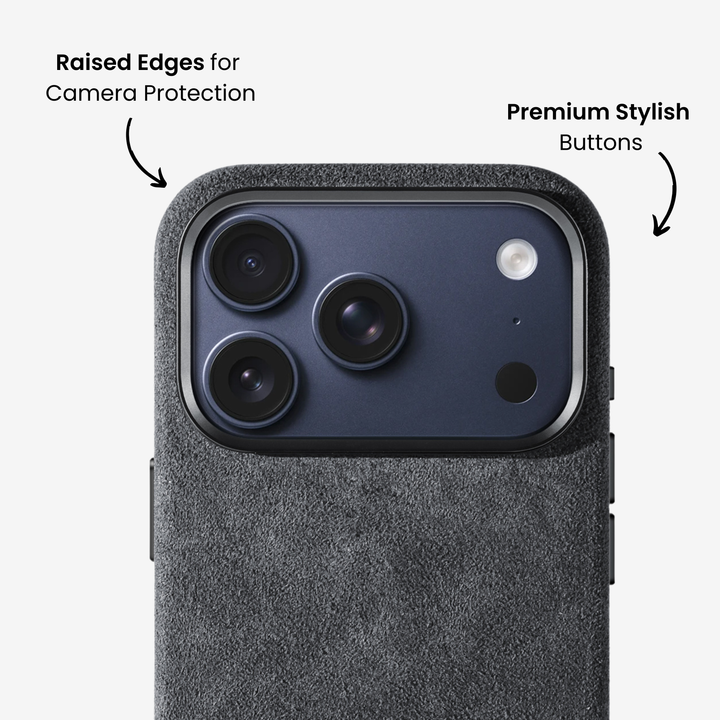 iPhone 17 Series - Alcantara Case - Space Grey