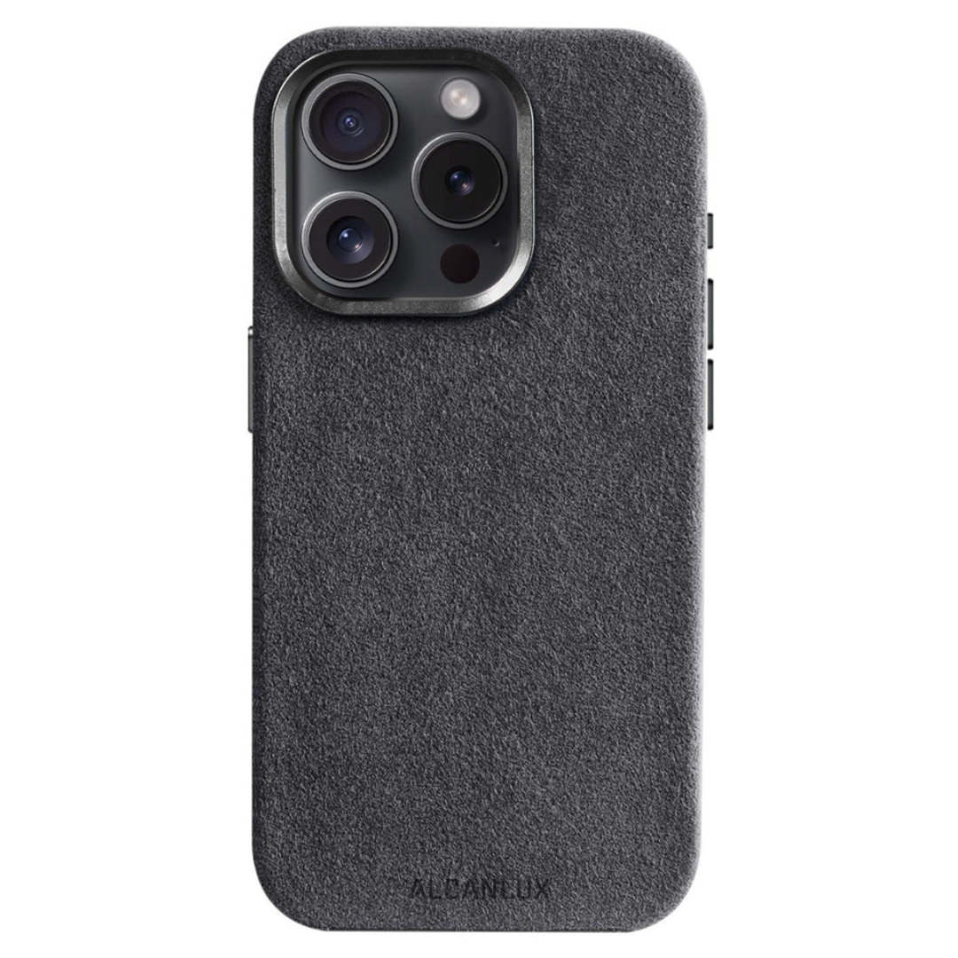 iPhone 15 Series - Alcantara Case - Space Grey