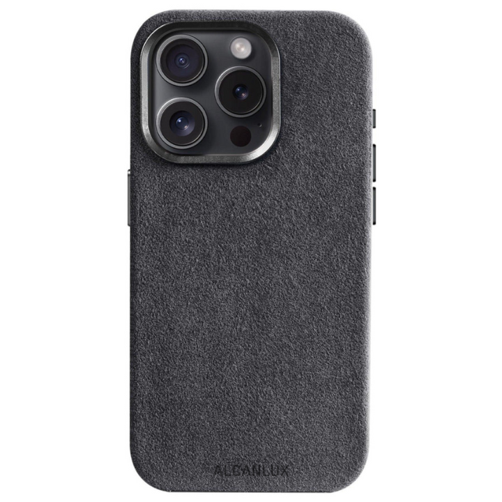 iPhone 15 Series - Alcantara Case - Space Grey
